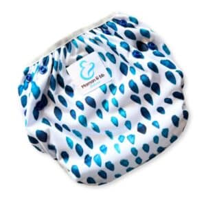 Couche maillot de bain bébé - Blue rain