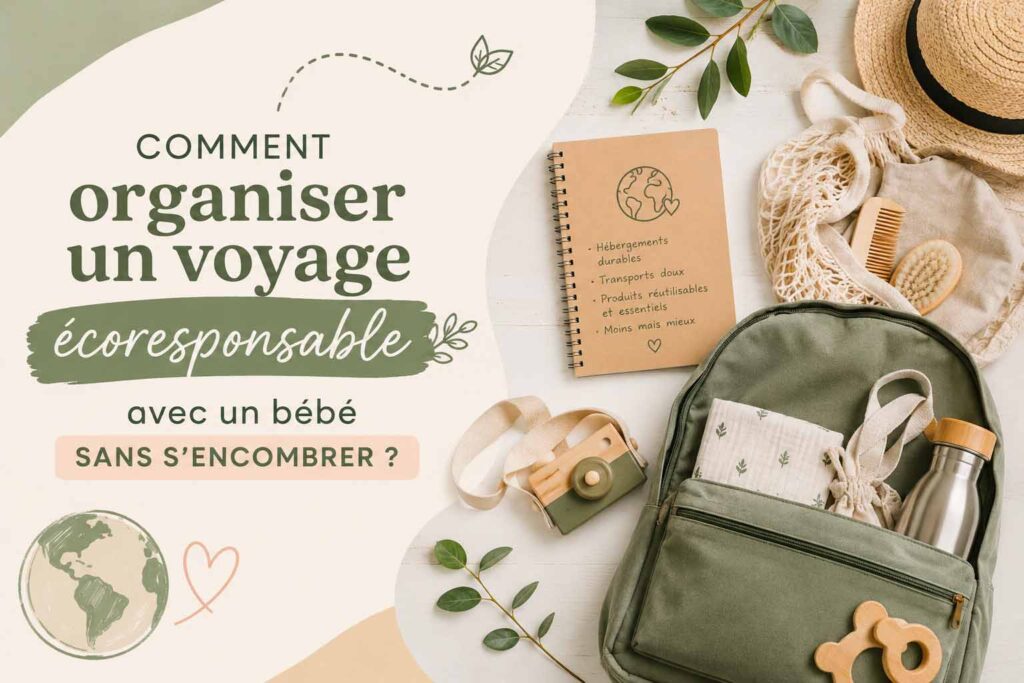 Comment organiser un voyage écoresponsable avec un bébé sans s’encombrer ?